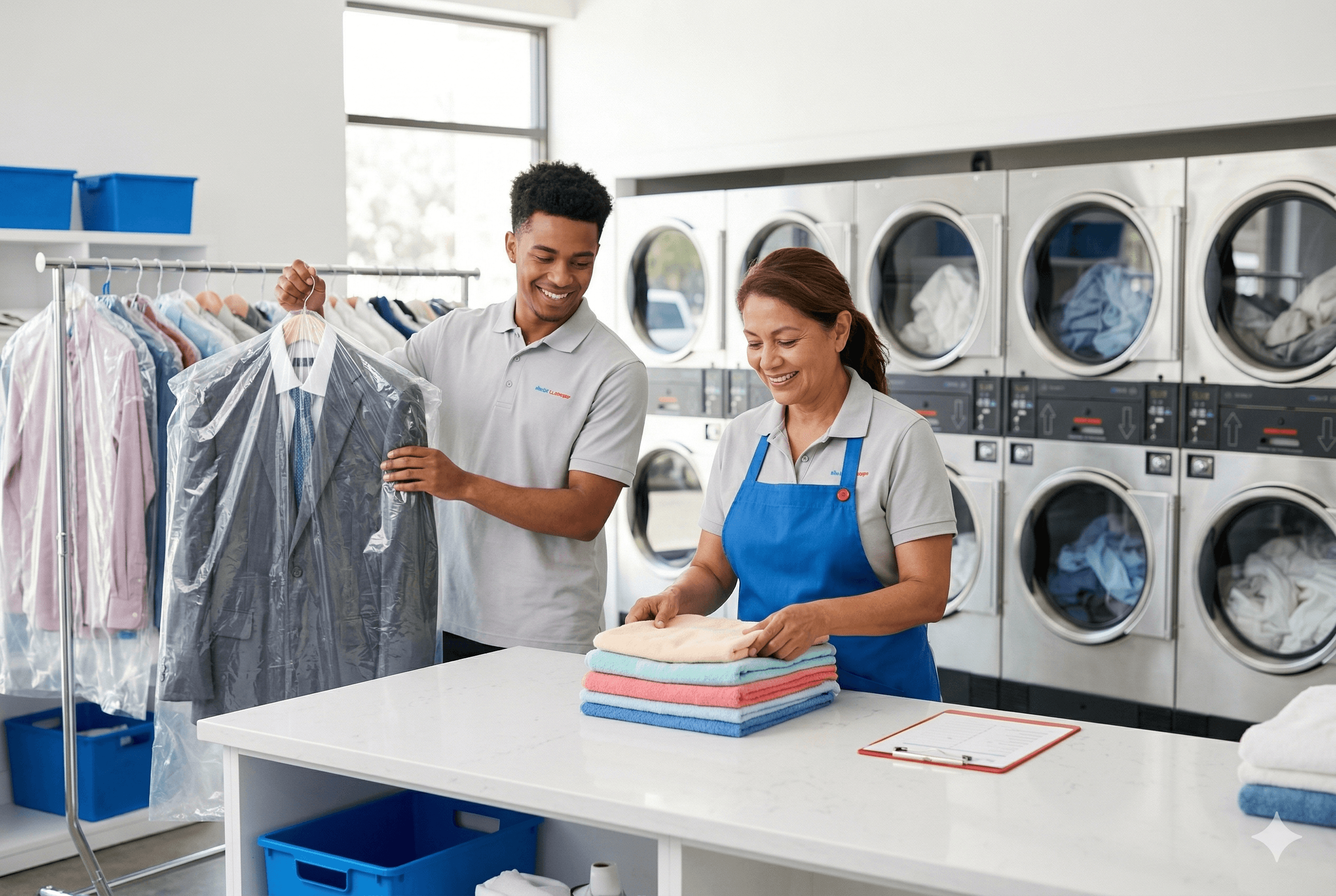 Equipo y espacio de trabajo de Blue Cleaner en Santo Domingo